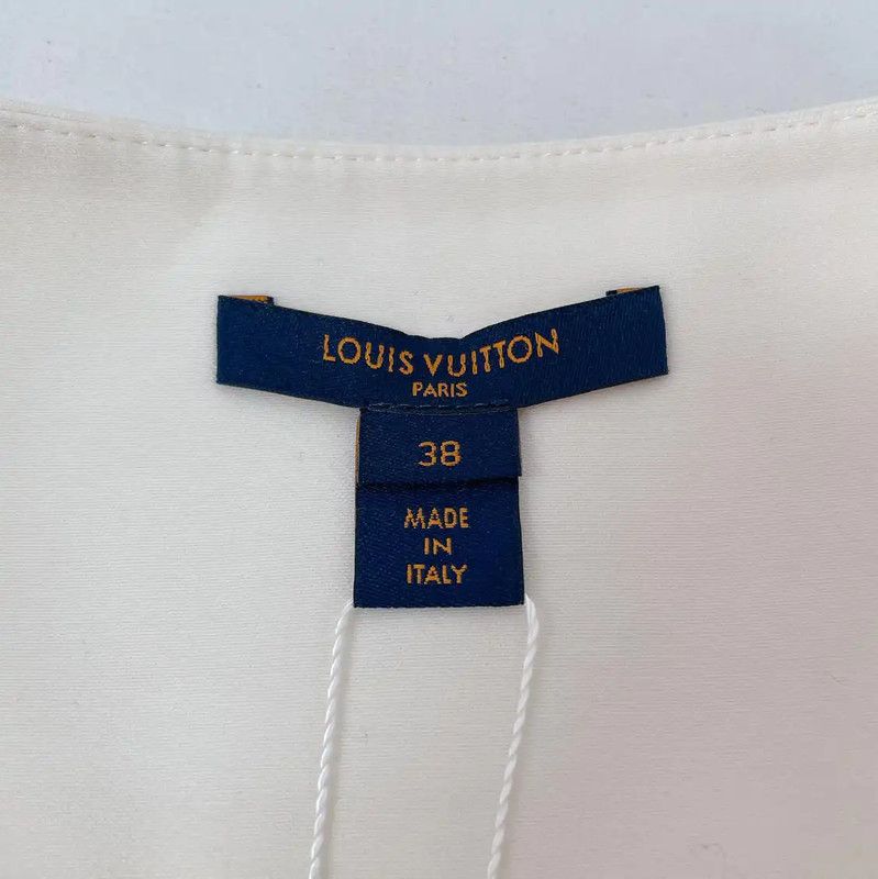 Louis Vuitton Louis Vuitton Women's White Wool A-Line Mini Skirt 0089 Size 27" / US 4 / IT 40 - 7 Thumbnail