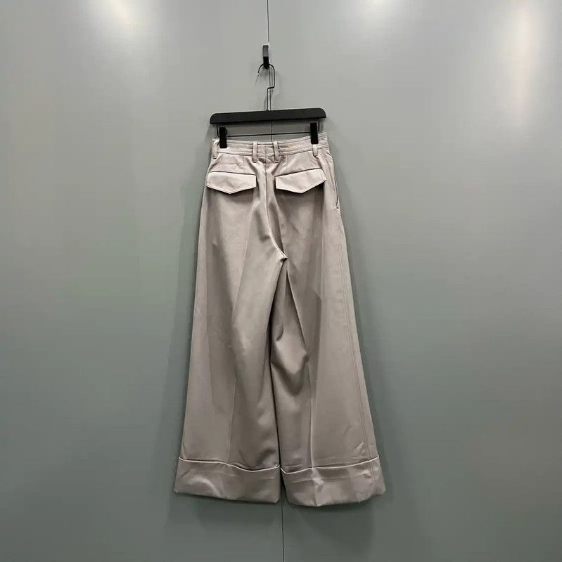 Louis Vuitton Louis Vuitton Summer Beige Cotton Women's Pants 0089 Size 28" / US 6 / IT 42 - 2 Thumbnail