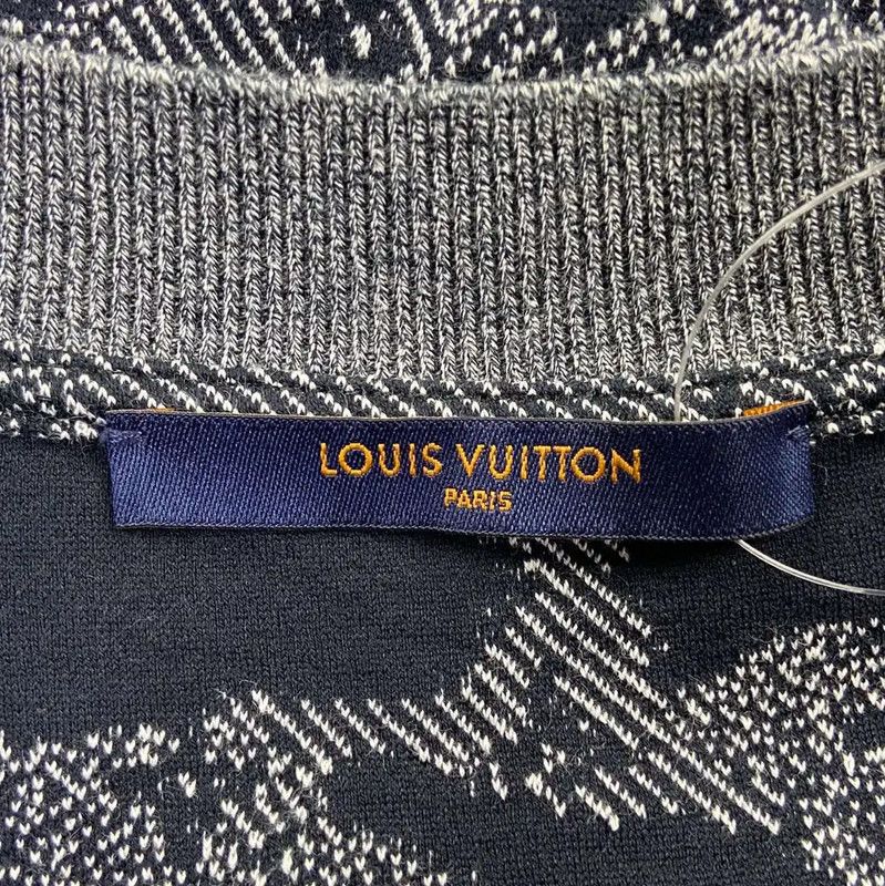Louis Vuitton Louis Vuitton Gray Cotton T-Shirt for Women 0089 Size L / US 10 / IT 46 - 4 Thumbnail