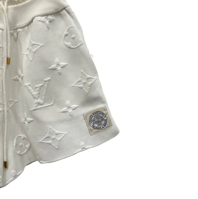 Louis Vuitton Louis Vuitton White Women's Shorts 0089 Size 28" / US 6 / IT 42 - 4 Thumbnail