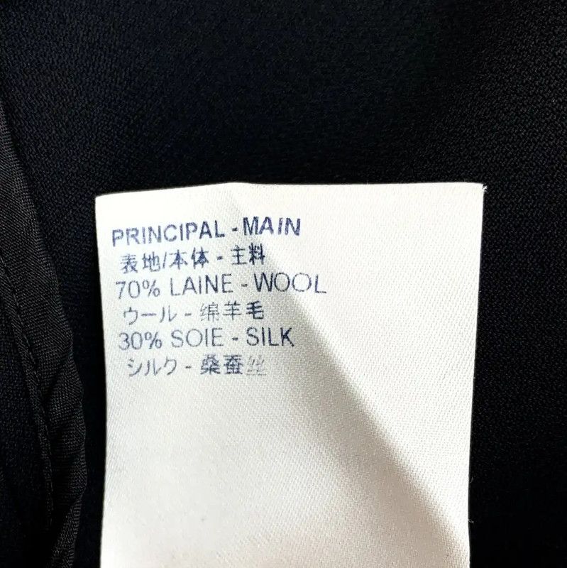 Louis Vuitton Louis Vuitton Black Wool Skirt for Women 0089 Size 23" - 8 Thumbnail