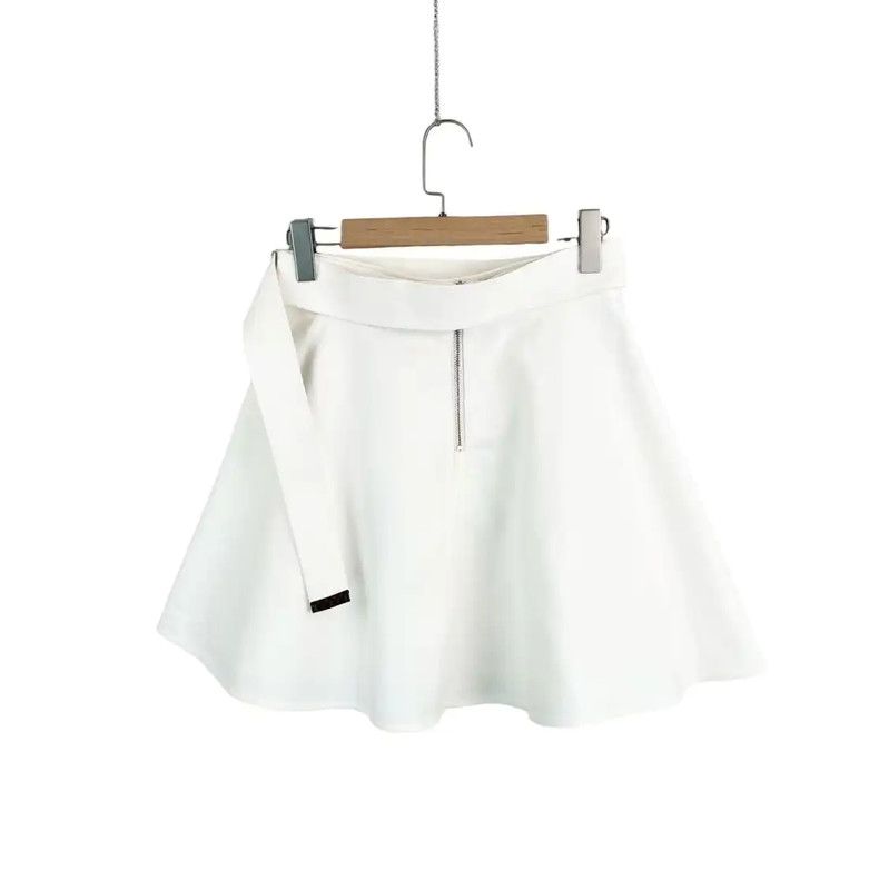 Louis Vuitton Louis Vuitton White Cotton Women's Skirt 0089 Size 28" / US 6 / IT 42 - 2 Thumbnail