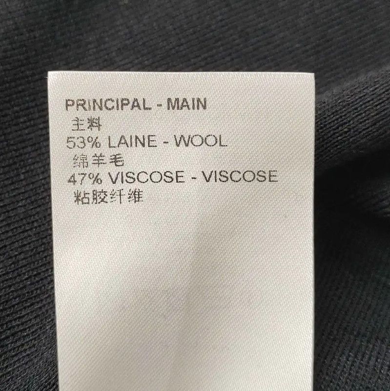 Louis Vuitton Louis Vuitton Black Wool Blend Women's Cardigan 0089 Size M / US 6-8 / IT 42-44 - 6 Thumbnail