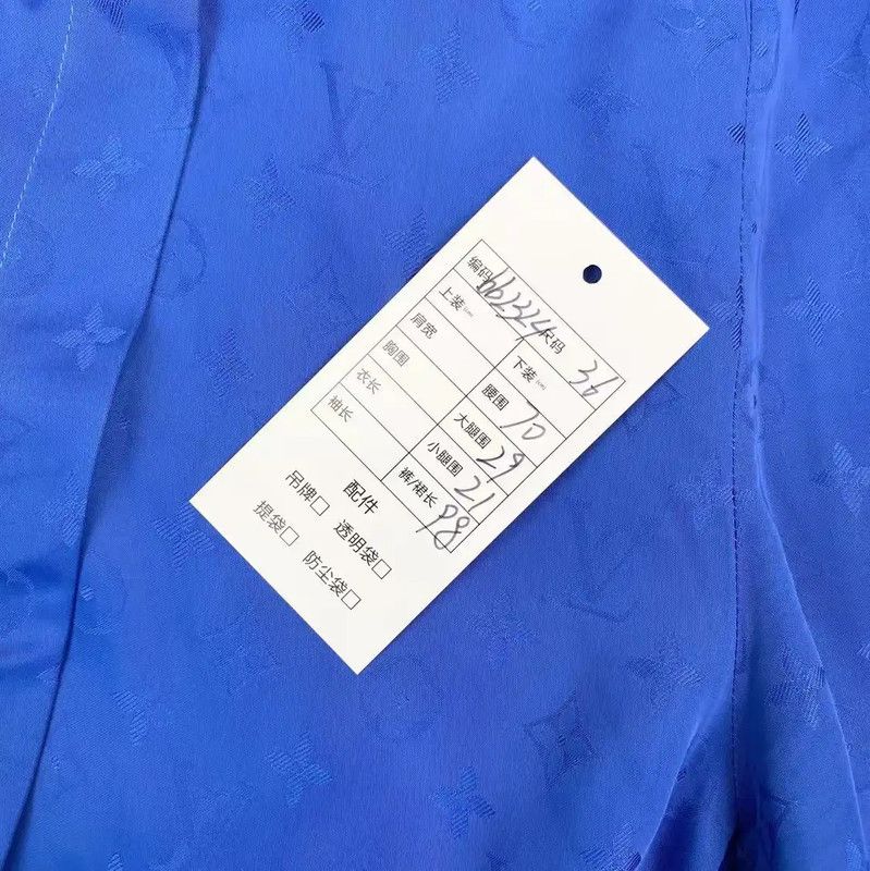 Louis Vuitton Louis Vuitton Blue Casual Pants for Women 0089 Size 28" / US 6 / IT 42 - 6 Thumbnail
