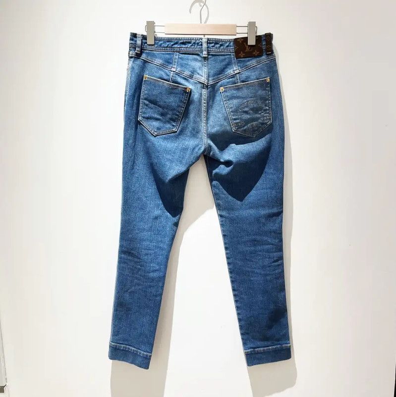 Louis Vuitton Louis Vuitton Blue Denim Pants for Women 0089 Size 30" / US 8 / IT 44 - 2 Thumbnail