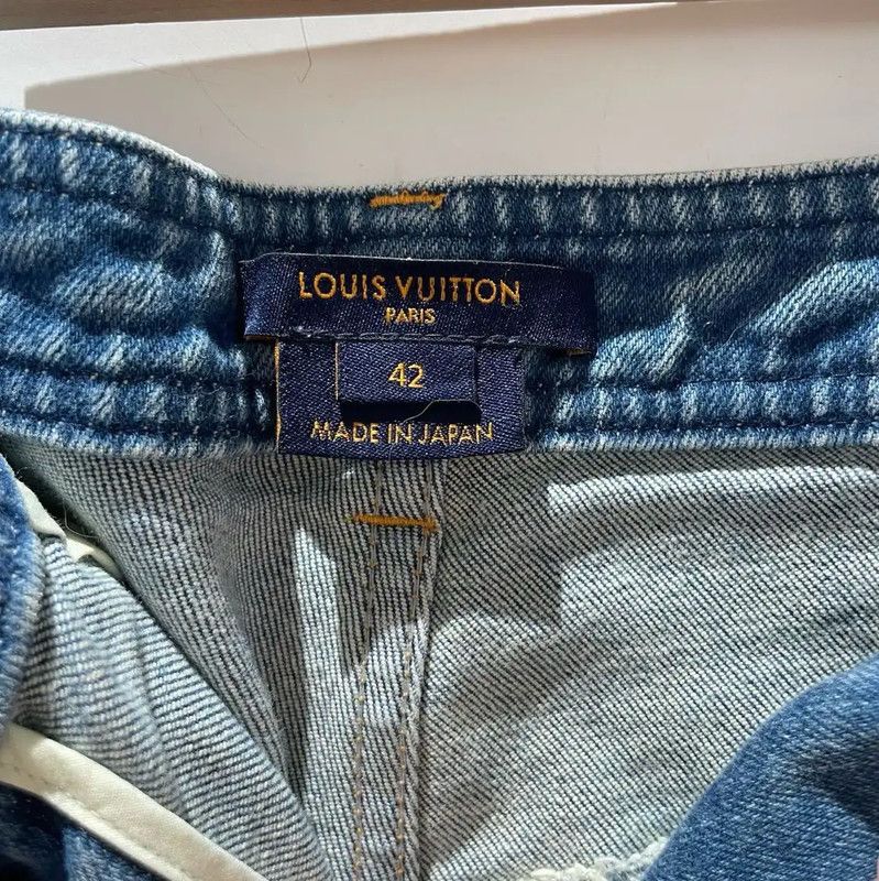 Louis Vuitton Louis Vuitton Blue Denim Pants for Women 0089 Size 30" / US 8 / IT 44 - 3 Thumbnail