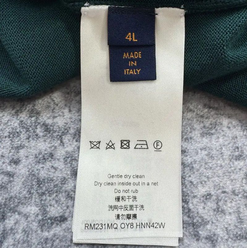 Louis Vuitton Louis Vuitton Stylish Dark Green Women's T-Shirt 0089 Size XXL / US 16-18 / IT 52-54 - 6 Thumbnail