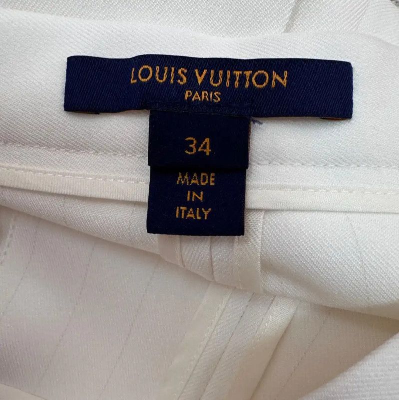 Louis Vuitton Louis Vuitton White Women's Shorts Size S 0089 Size 24" / US 00 / IT 34 - 3 Thumbnail