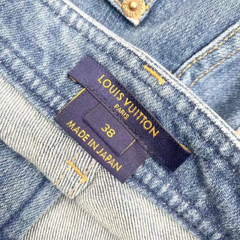 Louis Vuitton Louis Vuitton Blue Cotton Denim Pants 0089 Size 28" / US 6 / IT 42 - 5 Thumbnail