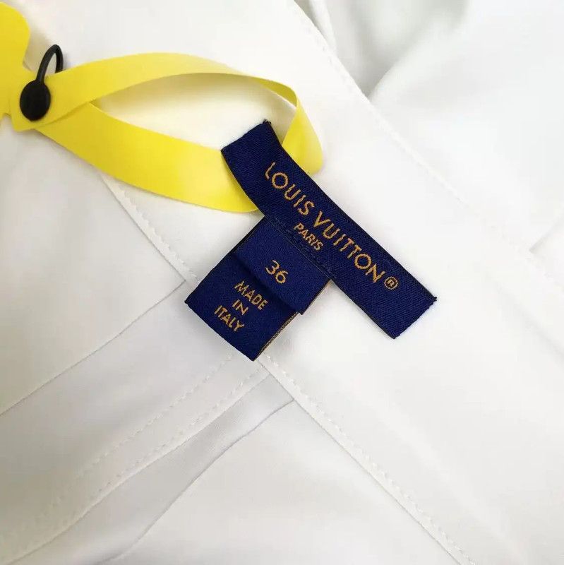 Louis Vuitton Louis Vuitton White Nylon Casual Pants 0089 Size 26" / US 2 / IT 38 - 4 Thumbnail