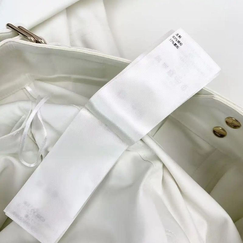Louis Vuitton Louis Vuitton White Nylon Casual Pants 0089 Size 26" / US 2 / IT 38 - 6 Thumbnail