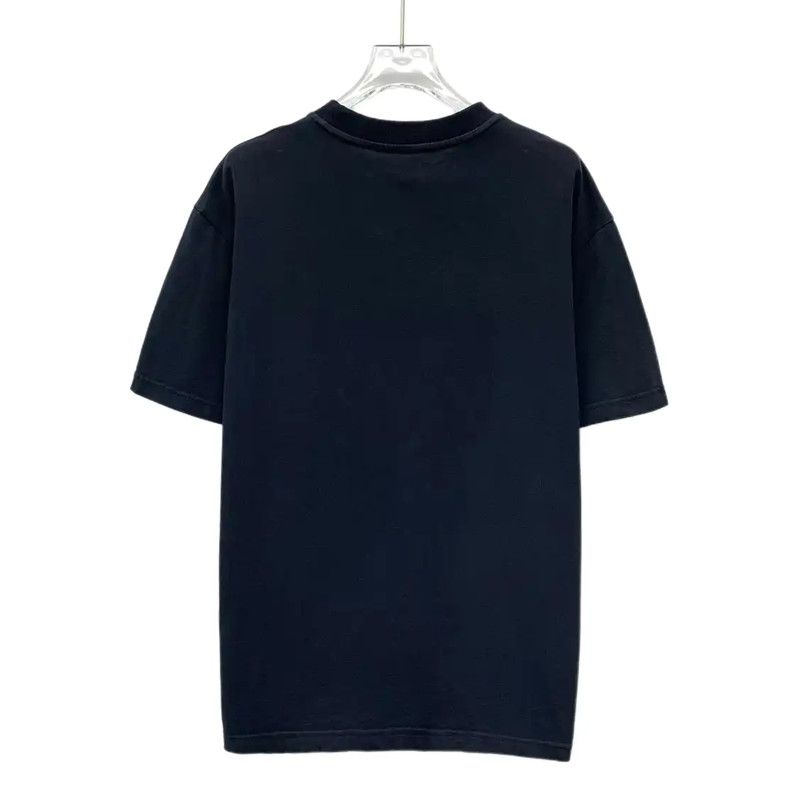 Louis Vuitton Louis Vuitton Black Cotton Women's T-Shirt 0089 Size M / US 6-8 / IT 42-44 - 2 Thumbnail