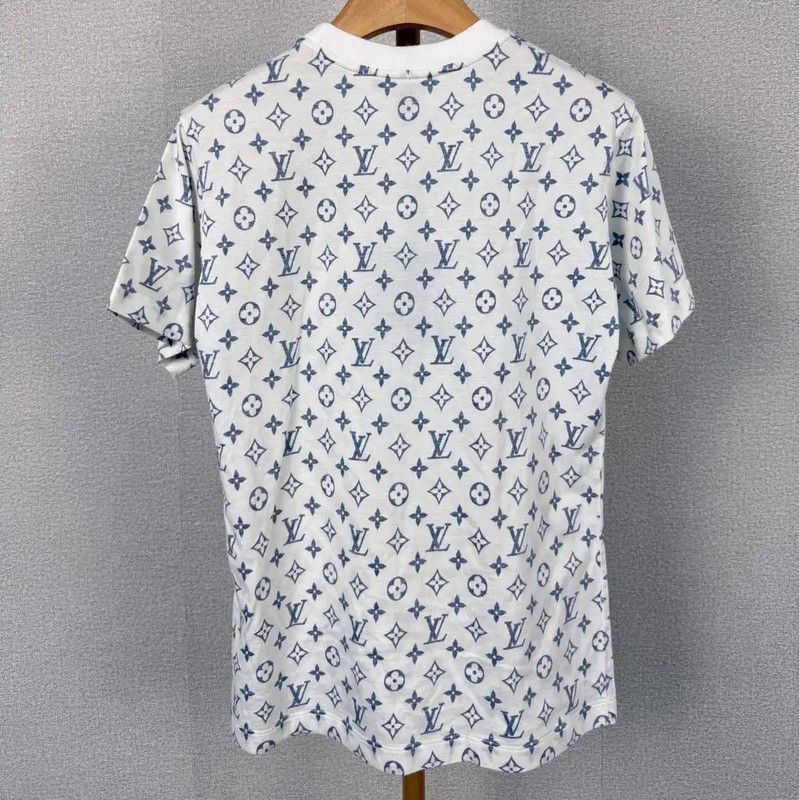 Louis Vuitton Louis Vuitton White Cotton Women's T-Shirt 0089 Size S / US 4 / IT 40 - 2 Thumbnail
