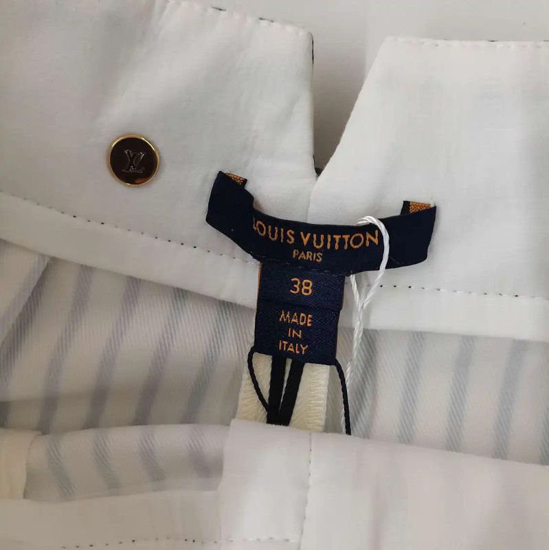 Louis Vuitton Louis Vuitton Color-Blocked Cotton Casual Pants 0089 Size 28" / US 6 / IT 42 - 3 Thumbnail