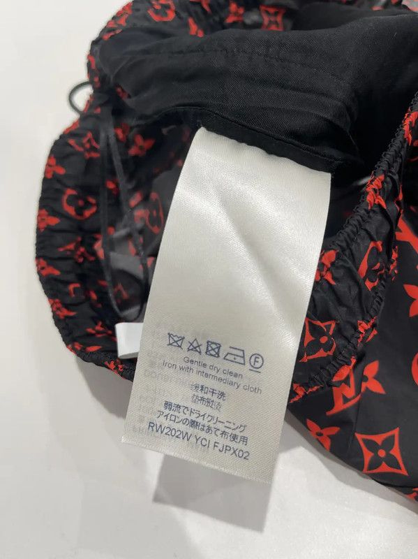 Louis Vuitton Louis Vuitton Red Monogram Casual Pants 0089 Size 30" / US 8 / IT 44 - 6 Thumbnail