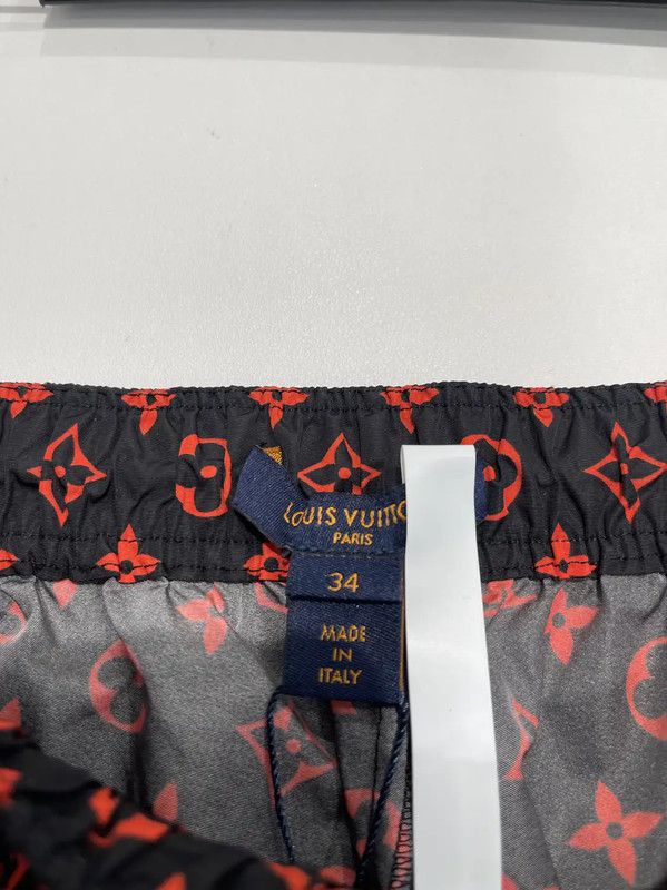 Louis Vuitton Louis Vuitton Red Monogram Casual Pants 0089 Size 30" / US 8 / IT 44 - 5 Thumbnail