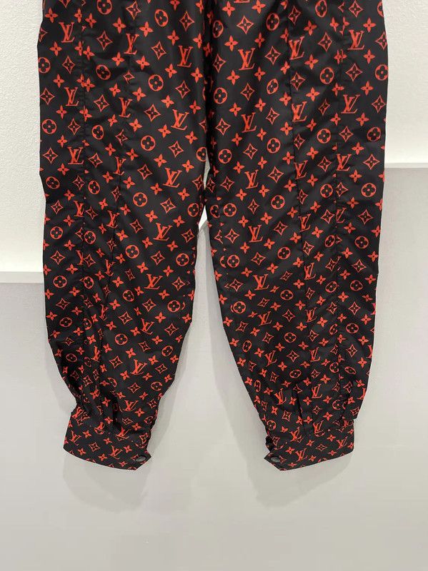 Louis Vuitton Louis Vuitton Red Monogram Casual Pants 0089 Size 30" / US 8 / IT 44 - 4 Thumbnail