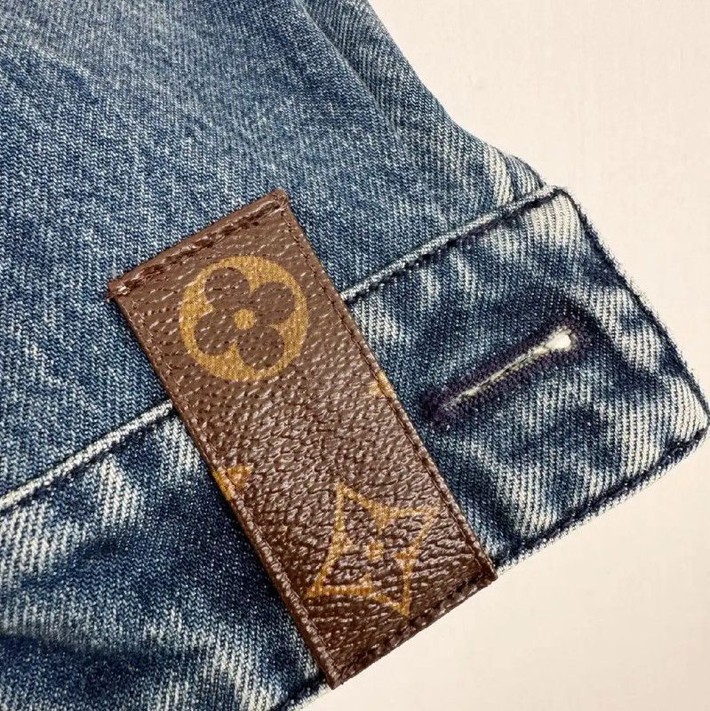 Louis Vuitton Louis Vuitton Blue Women's Jacket 0089 Size XS / US 0-2 / IT 36-38 - 4 Thumbnail