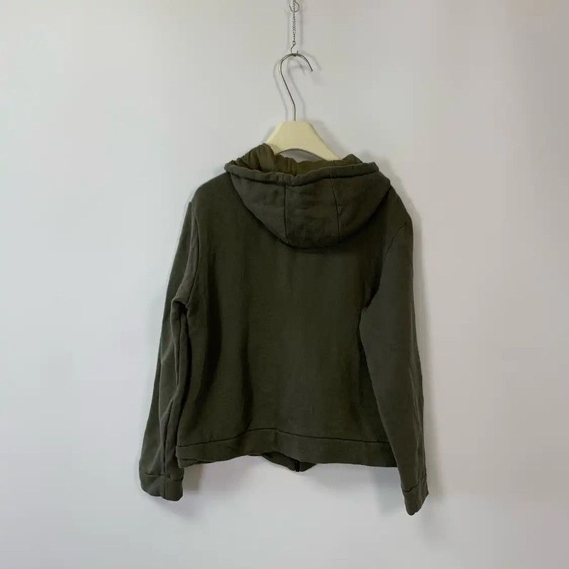 Fendi Fendi Men's Olive Green Zip-Up Hoodie Jacket 0089 Size US M / EU 48-50 / 2 - 2 Thumbnail
