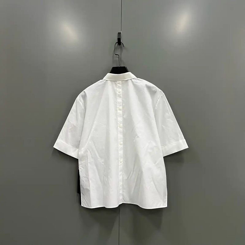 Fendi Fendi Short Sleeve White Cotton Shirt 0089 Size US M / EU 48-50 / 2 - 2 Thumbnail