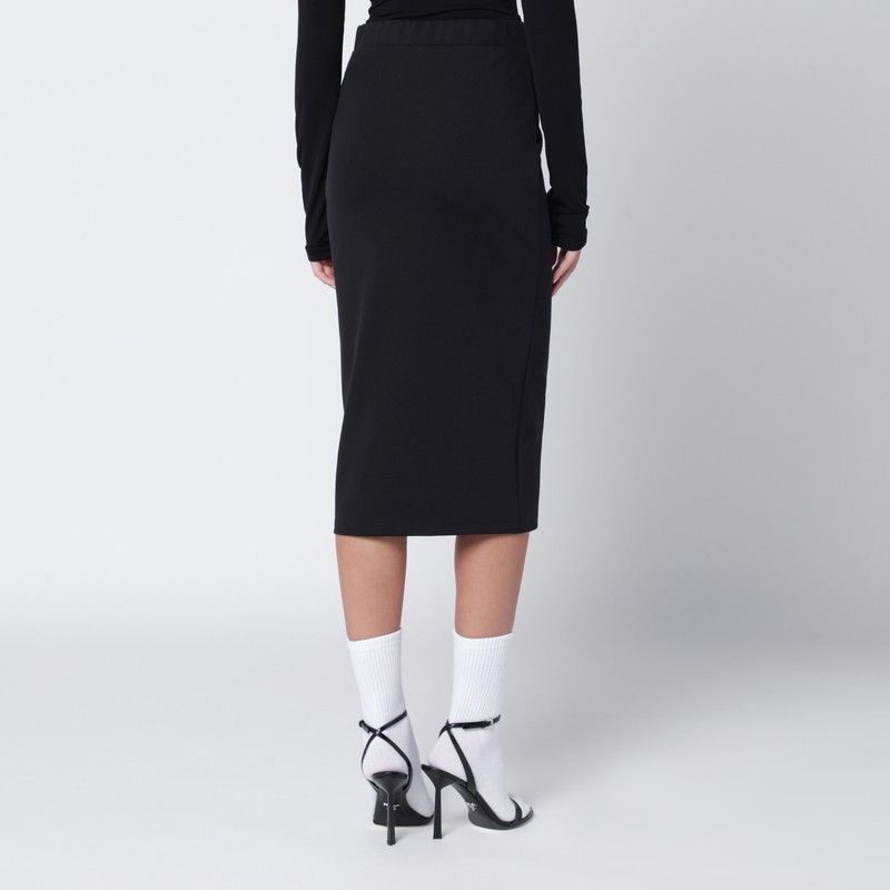 Off-White Off-White Black Pencil Skirt With Off Logo Size 26" / US 2 / IT 38 - 2 Thumbnail