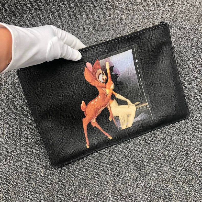 Givenchy GIVENCHY Deer Print Clutch Bag - dmc Size ONE SIZE - 2 Thumbnail