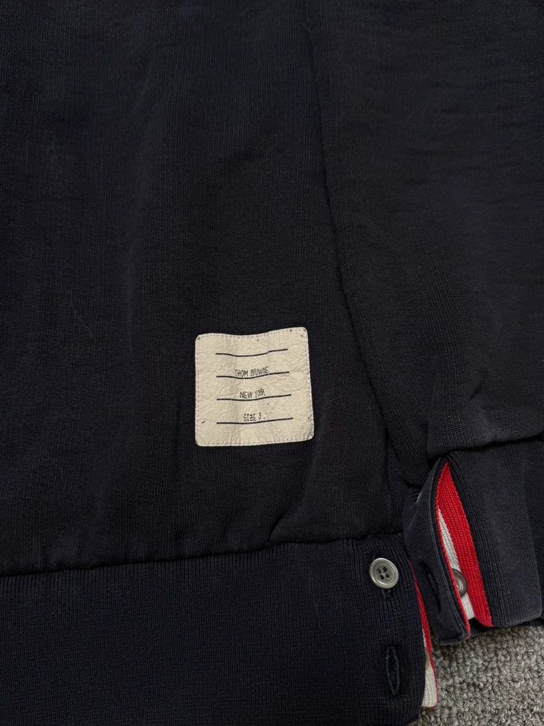 Thom Browne Thom Browne Classic Striped Back Sweatshirt - dmc Size US L / EU 52-54 / 3 - 2 Thumbnail