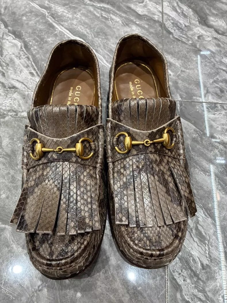 Gucci Gucci Men's Limited Edition Loafers - dmc Size US 10 / EU 43 - 2 Thumbnail