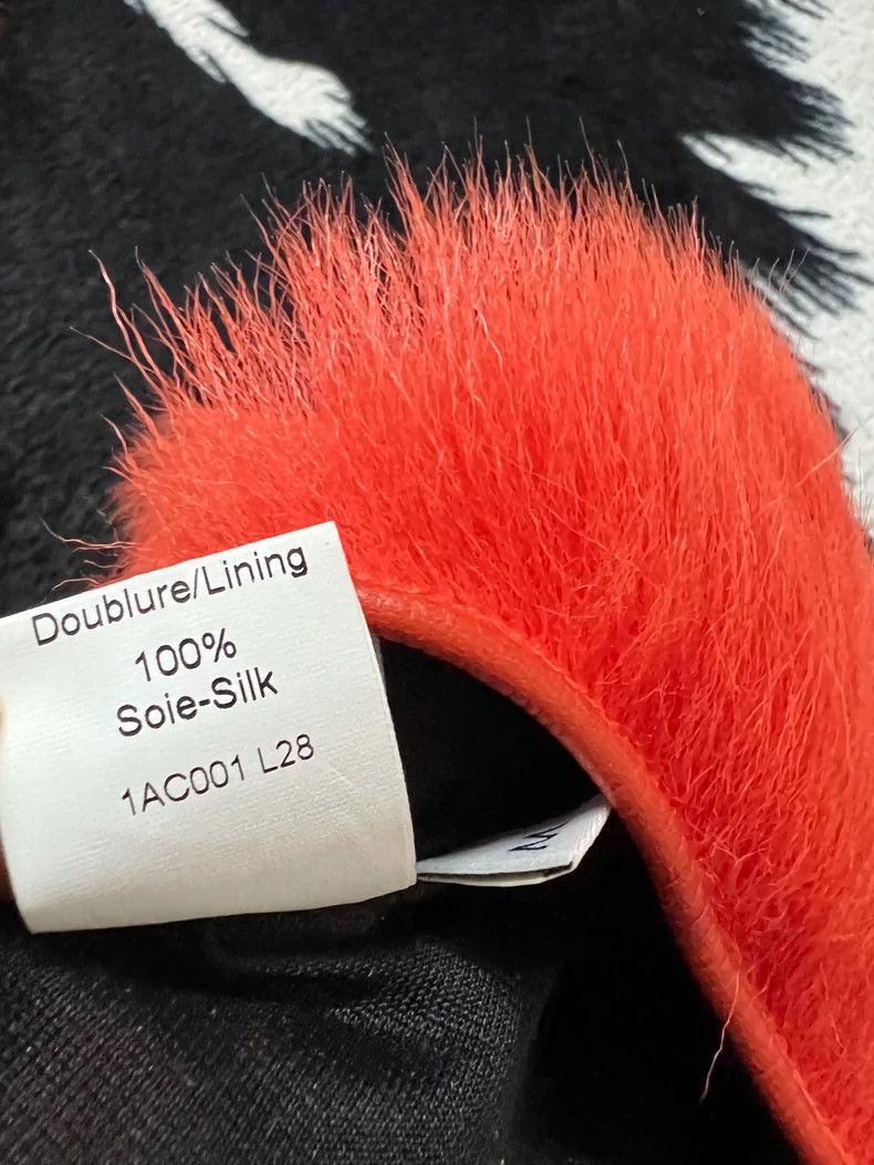Kenzo Kenzo Fur Leather Patchwork Gloves - dmc Size ONE SIZE - 5 Thumbnail
