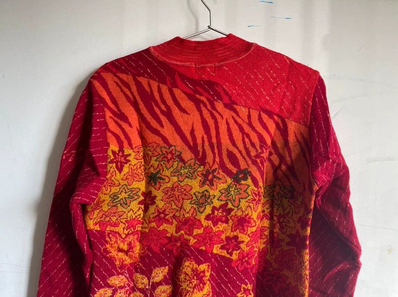 Kenzo Kenzo Wool Maple Leaf Print Sweater - dmc Size US M / EU 48-50 / 2 - 6 Thumbnail