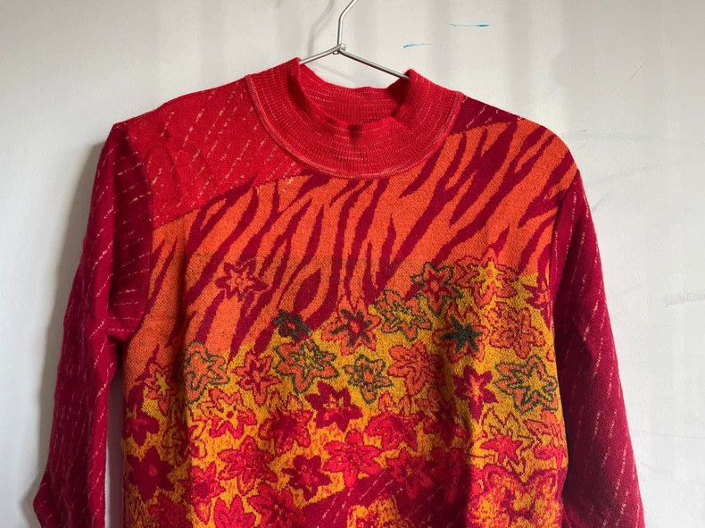 Kenzo Kenzo Wool Maple Leaf Print Sweater - dmc Size US M / EU 48-50 / 2 - 2 Thumbnail