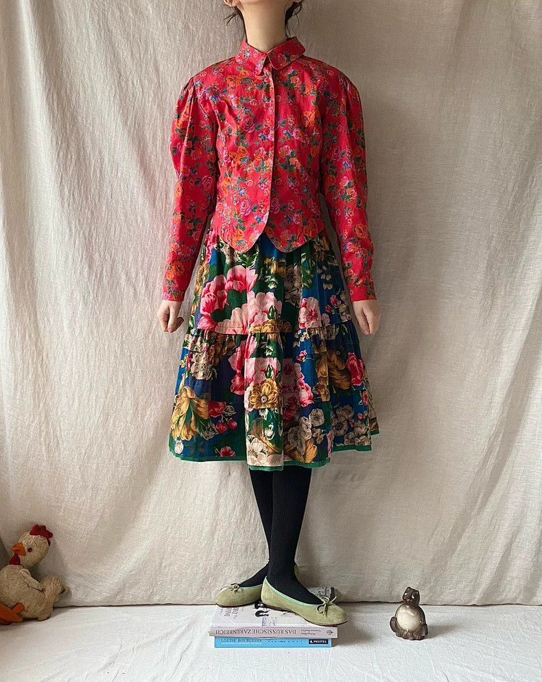 Takahiromiyashita The Soloist. 1970s Kenzo Takada Leg-of-Mutton Sleeve Shirt - dmc Size US S / EU 44-46 / 1 - 3 Thumbnail