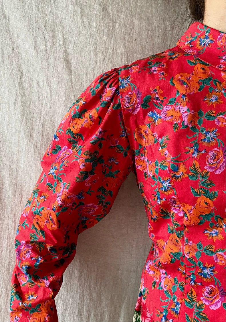 Takahiromiyashita The Soloist. 1970s Kenzo Takada Leg-of-Mutton Sleeve Shirt - dmc Size US S / EU 44-46 / 1 - 7 Thumbnail