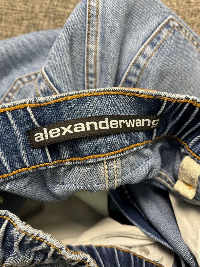 Alexander Wang Alexander Wang Washed Wide-Leg Jeans - dmc Size US 26 / EU 42 - 7 Thumbnail