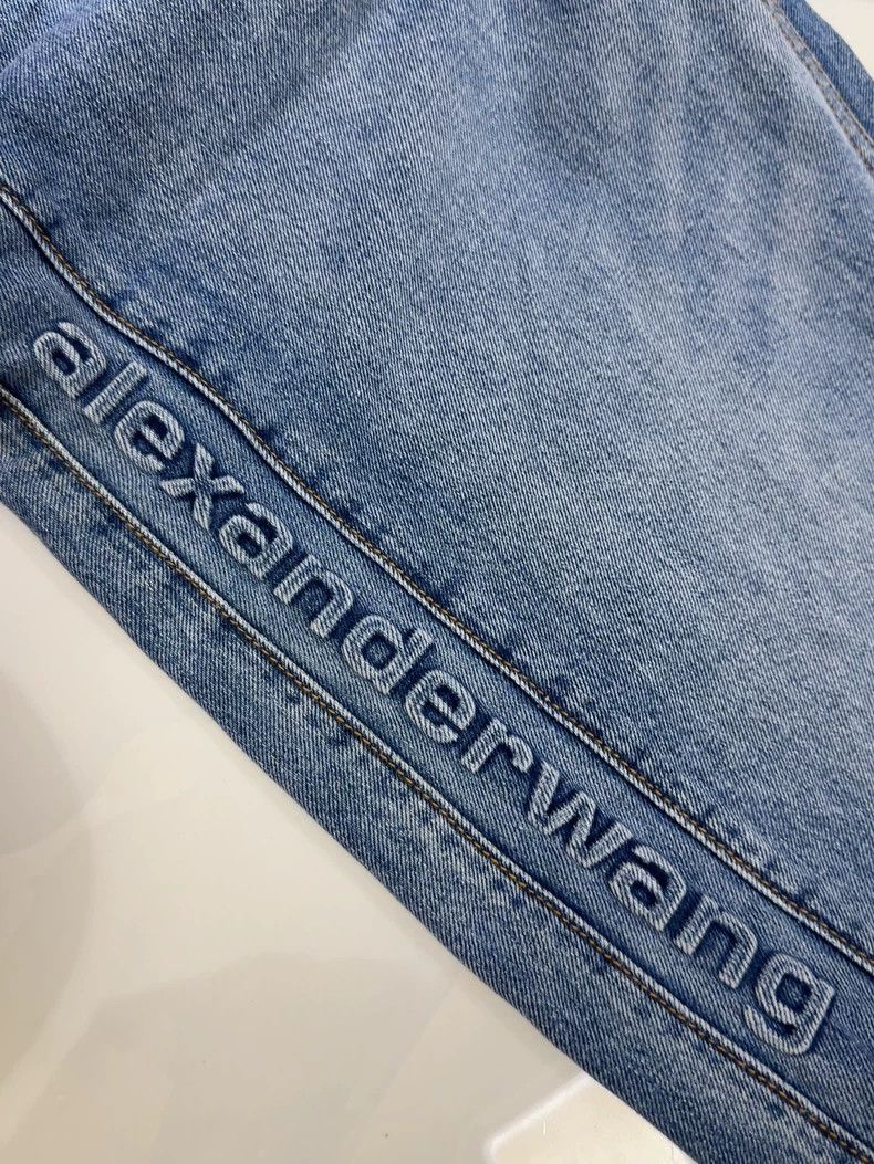 Alexander Wang Alexander Wang Washed Wide-Leg Jeans - dmc Size US 26 / EU 42 - 8 Thumbnail