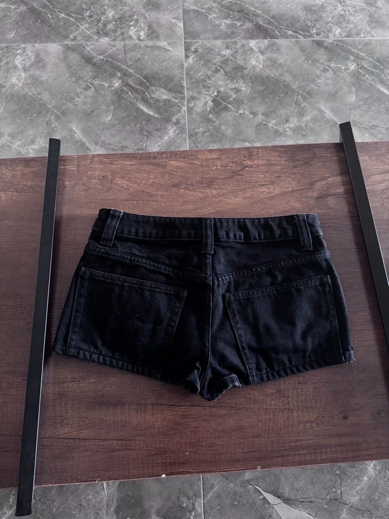 Alexander Wang Alexander Wang Black Denim Shorts - dmc Size US 26 / EU 42 - 2 Thumbnail