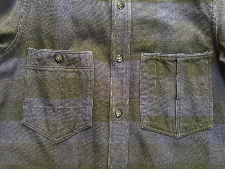 Freewheelers FREEWHEELERS Railton Mechanic Flannel Shirt - dmc Size US L / EU 52-54 / 3 - 4 Thumbnail