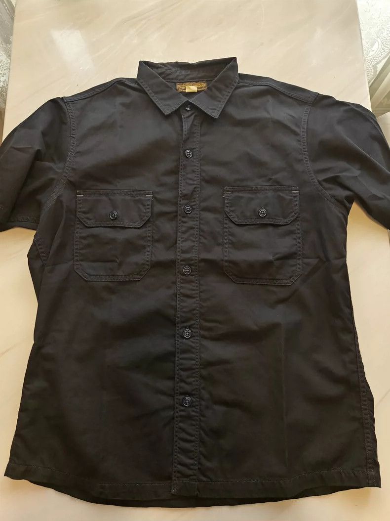 Freewheelers Freewheelers 1960s Open-Collar Shirt - dmc Size US L / EU 52-54 / 3 - 4 Thumbnail