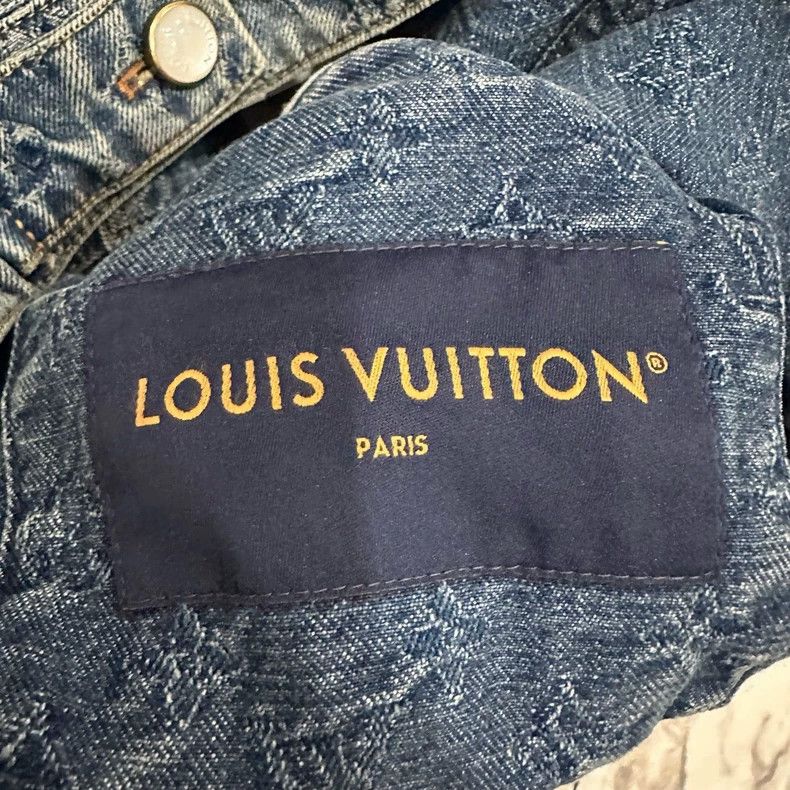 Louis Vuitton Louis Vuitton Monogram Pearl Button Denim Jacket - dmc Size US XXL / EU 58 / 5 - 3 Thumbnail