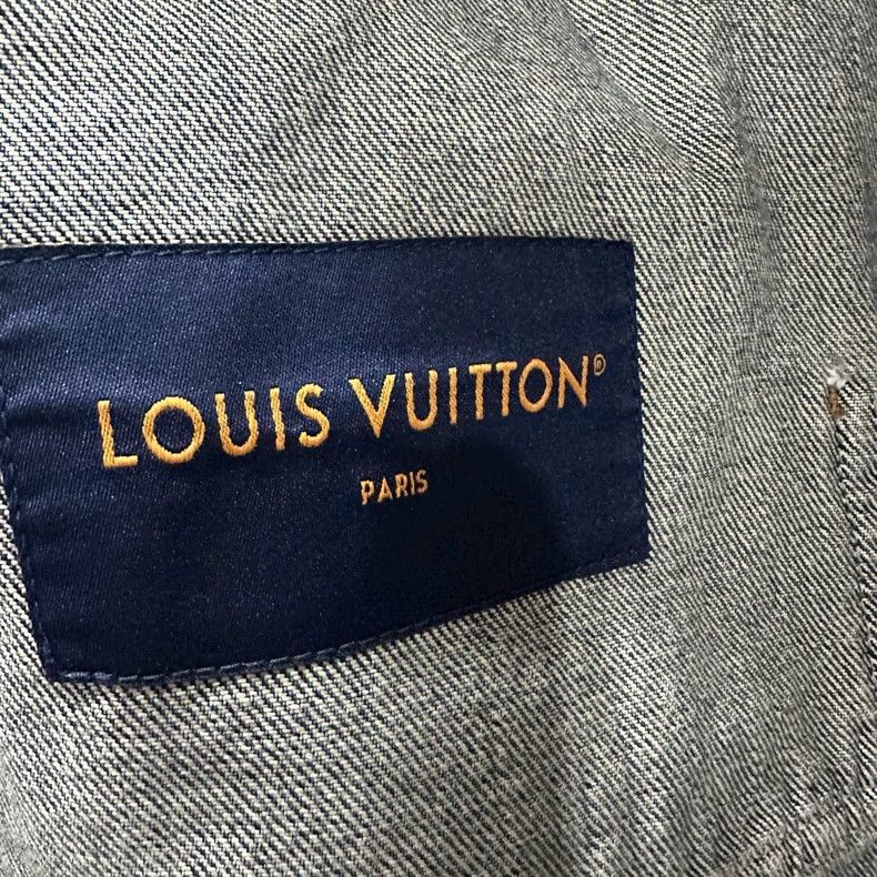 Louis Vuitton Louis Vuitton Embroidered Logo Denim Jacket - dmc Size US M / EU 48-50 / 2 - 3 Thumbnail