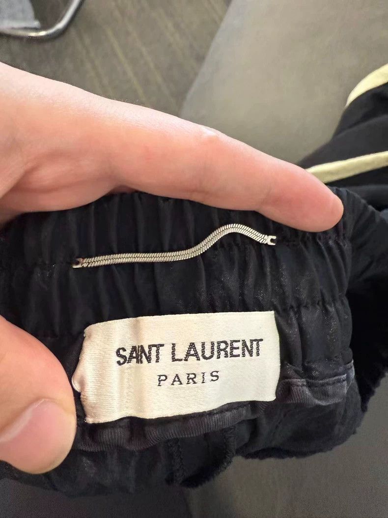 Saint Laurent Paris Saint Laurent Silk Casual Side-Stripe Pants - dmc Size US 38 / EU 54 - 3 Thumbnail