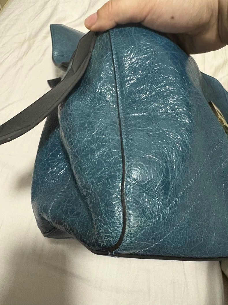 Givenchy Givenchy Blue Leather Shoulder Bag - dmc Size ONE SIZE - 4 Thumbnail