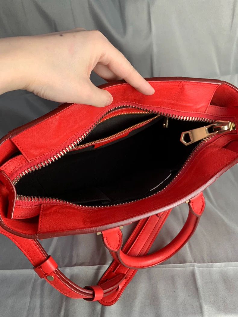 Givenchy Givenchy Red Leather Tote Handbag - dmc Size ONE SIZE - 6 Thumbnail