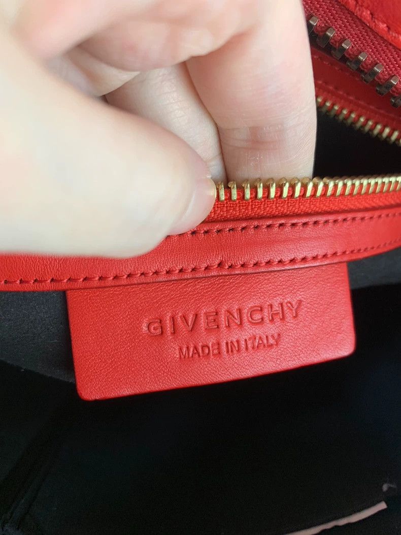 Givenchy Givenchy Red Leather Tote Handbag - dmc Size ONE SIZE - 7 Thumbnail