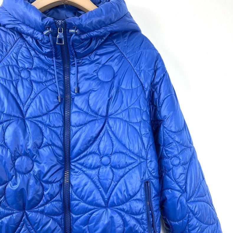 Louis Vuitton Louis Vuitton Blue Monogram Embossed Jacket - dmc Size US M / EU 48-50 / 2 - 3 Thumbnail