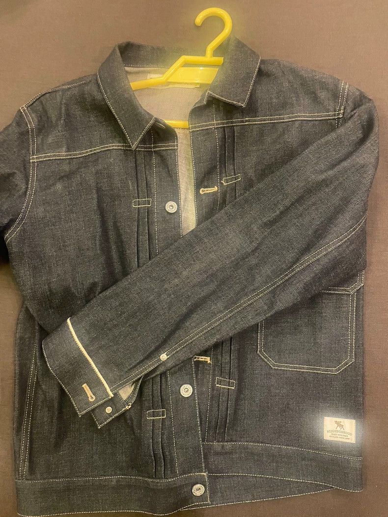Neighborhood Neighborhood Raw Denim Jacket - dmc Size US M / EU 48-50 / 2 - 2 Thumbnail