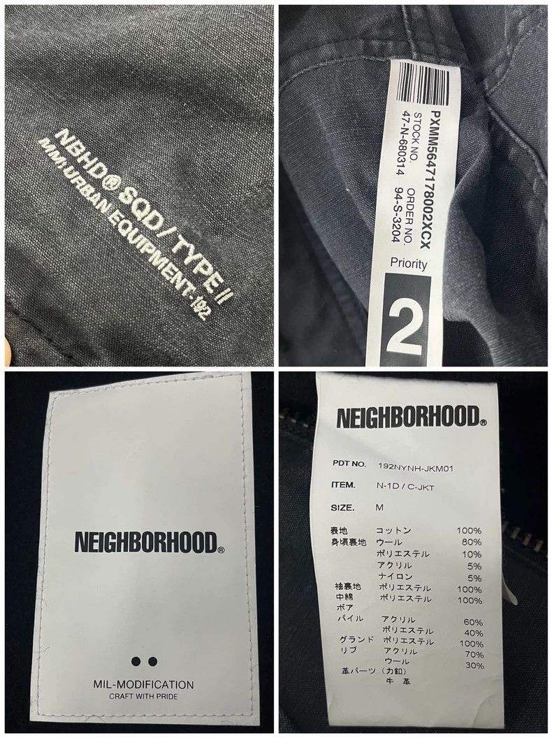 Neighborhood Neighborhood N1B Jacket 19AW - dmc Size US M / EU 48-50 / 2 - 7 Thumbnail
