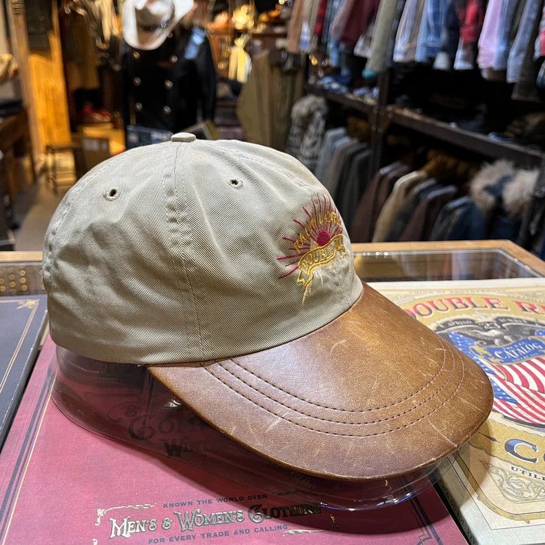 RRL Ralph Lauren RRL Vintage US-Made Leather Brim Cap - dmc Size ONE SIZE - 3 Thumbnail