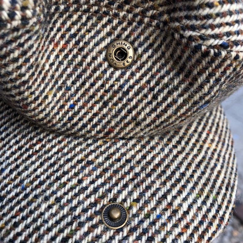 RRL Ralph Lauren RRL Houndstooth Wool Beret 59cm - dmc Size ONE SIZE - 5 Thumbnail
