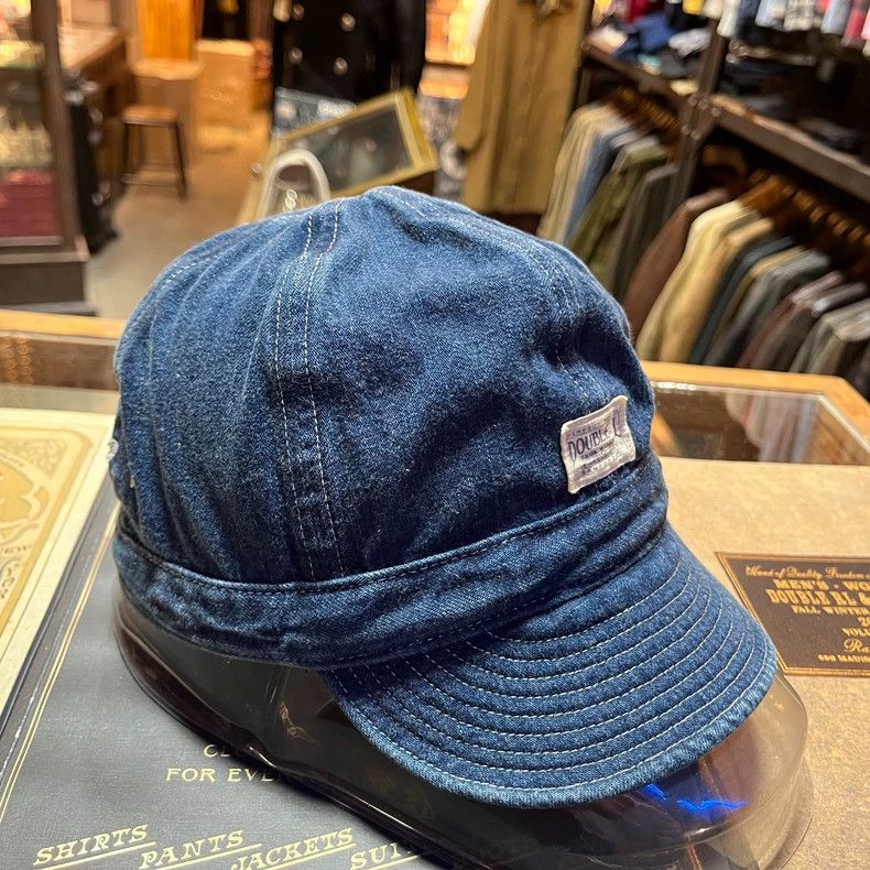 RRL Ralph Lauren RRL Indigo Engineer Cap - dmc Size ONE SIZE - 2 Thumbnail